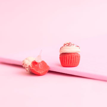 Aretes cupcake redvelvet