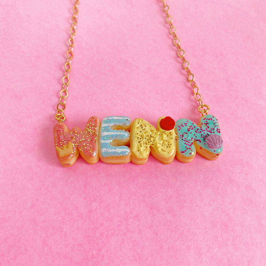 Collar dona nombre Princesas