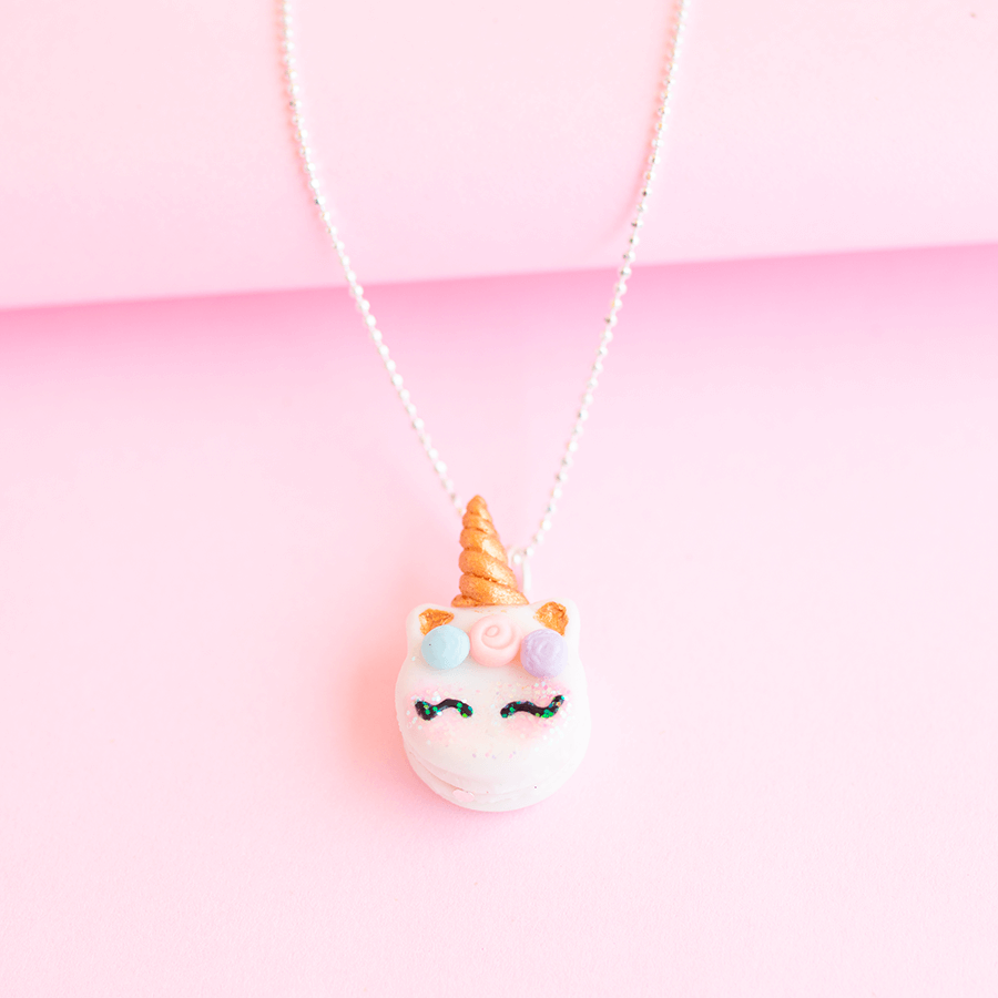 Collar macaron Unicornio