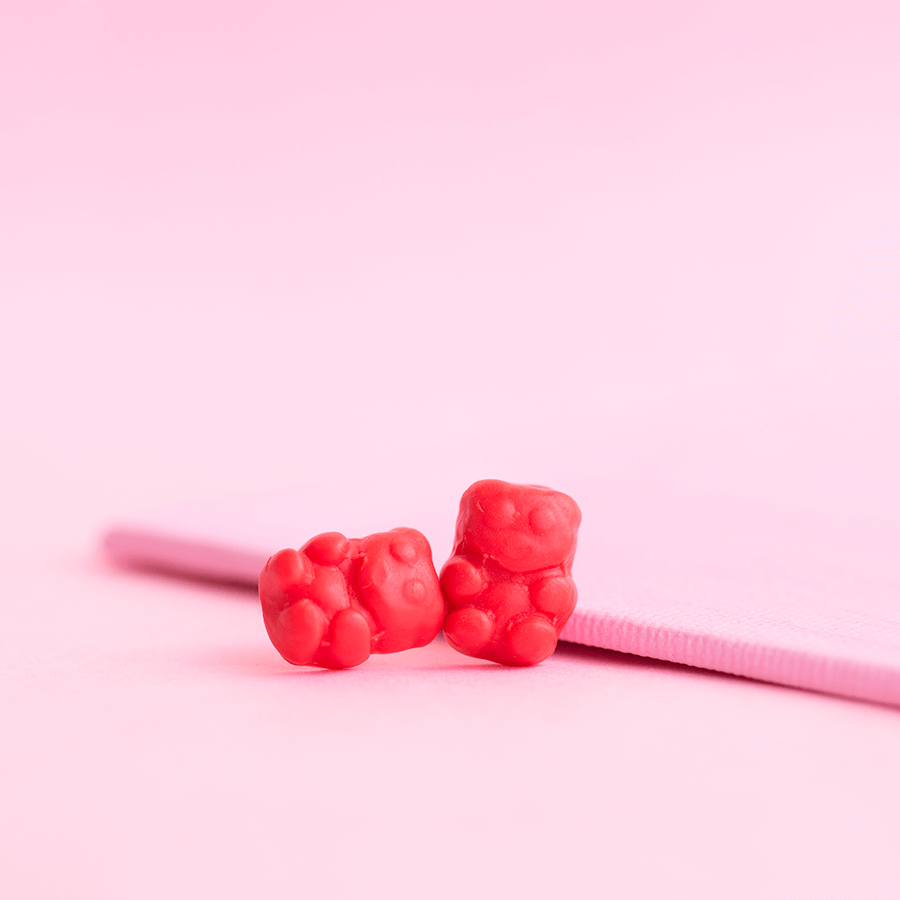 Aretes pandita rojo